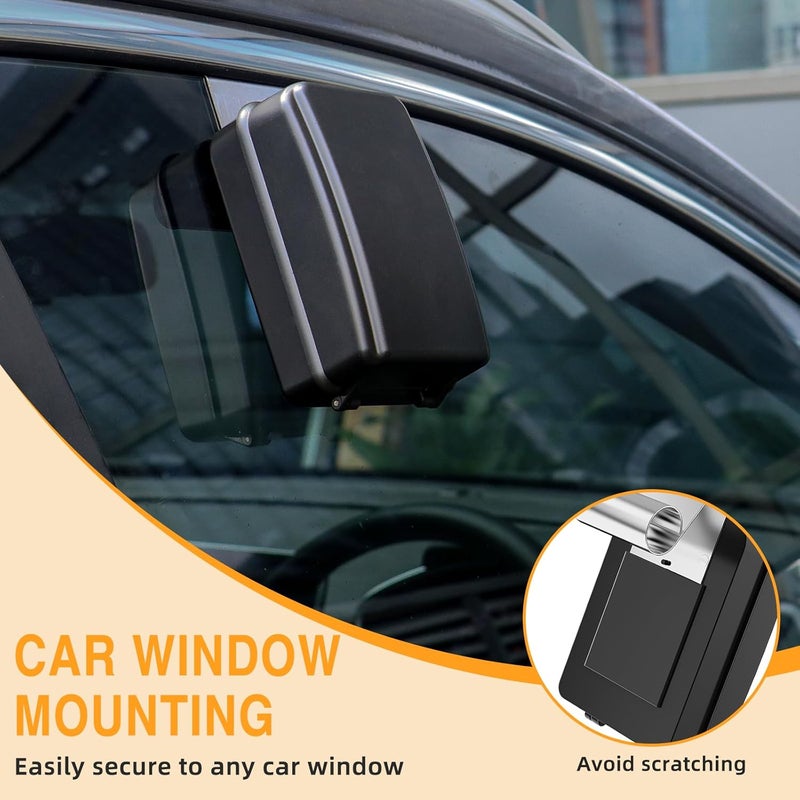 Lifronkit Car Window Lock Box for Turo, Car Key Lock Box, 4-Digit Combination Lockbox, Larger Capacity Security Key Hiders for Ride Share, Turo, GetAround(New Verison) - Image 2